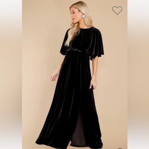 Red Dress Boutique Velvet Gown Size XS